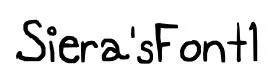 Siera'sFont1