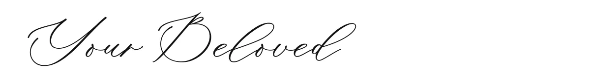 Your Beloved font preview