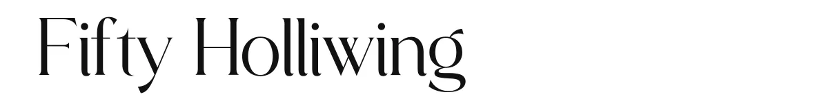 Fifty Holliwing original font preview