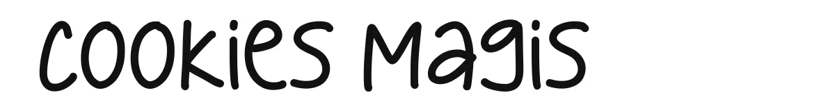 Cookies Magis original font preview