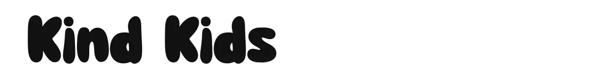 Kind Kids font preview