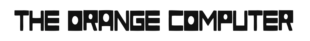 The Orange Computer font preview