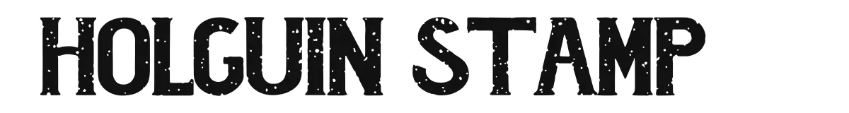 Holguin Stamp font preview