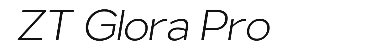 ZT Glora Pro Ztglorapro Extralightitalic preview