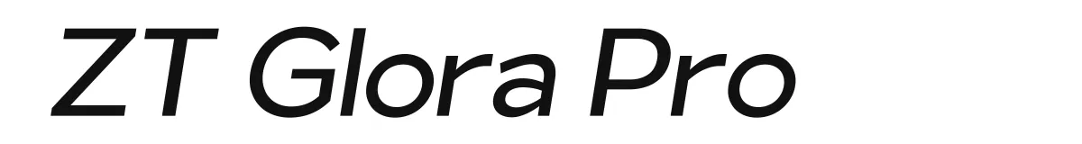 ZT Glora Pro Ztglorapro Italic preview