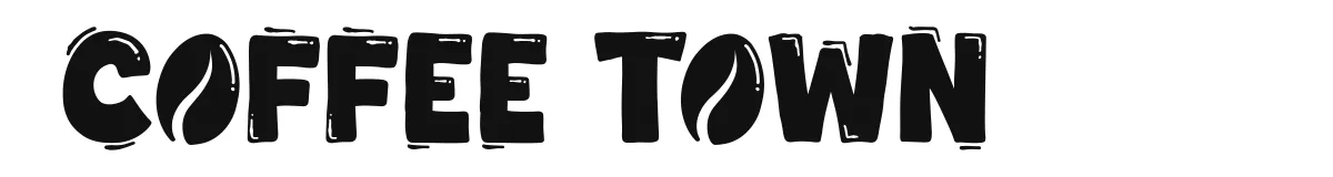 Coffee Town font preview