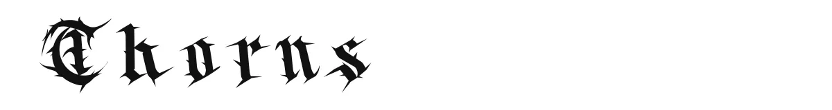 Thorns font preview