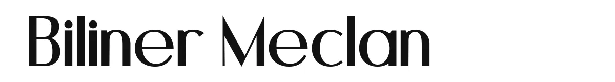 Biliner Meclan font preview