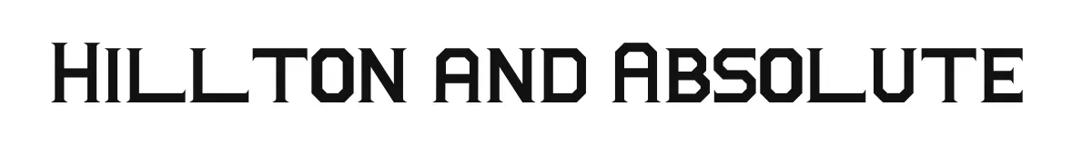 Hillton and Absolute font preview