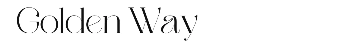 Golden Way original font preview