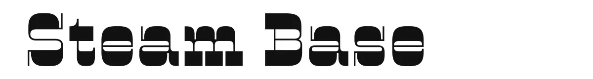 Steam Base font preview