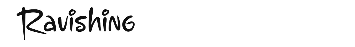 Ravishing font preview