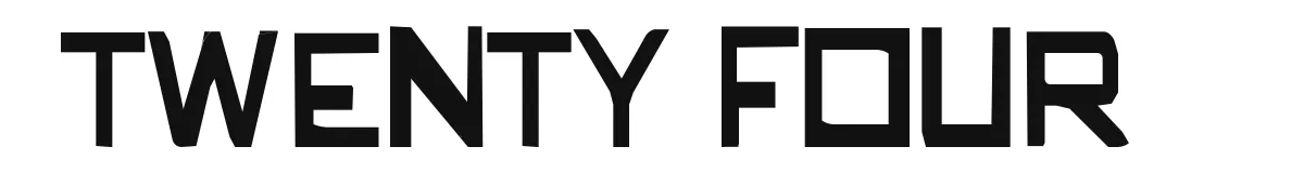 twenty four original font preview