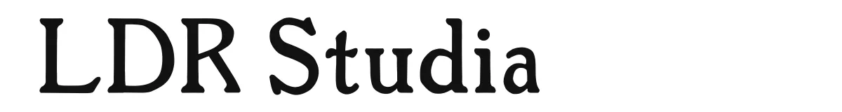 LDR Studia original font preview