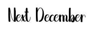 Next December