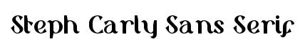Steph Carly Sans Serif
