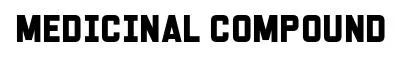 Medicinal Compound font preview