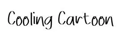 Cooling Cartoon font preview