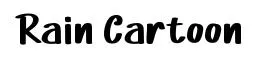 Rain Cartoon font preview