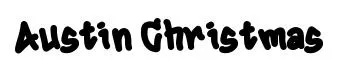 Austin Christmas font preview