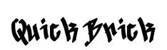 Quick Brick font preview