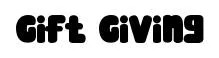 Gift Giving font preview