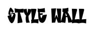 Style Wall font preview