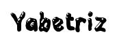Yabetriz original font preview