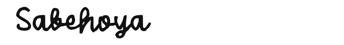 Sabehoya original font preview