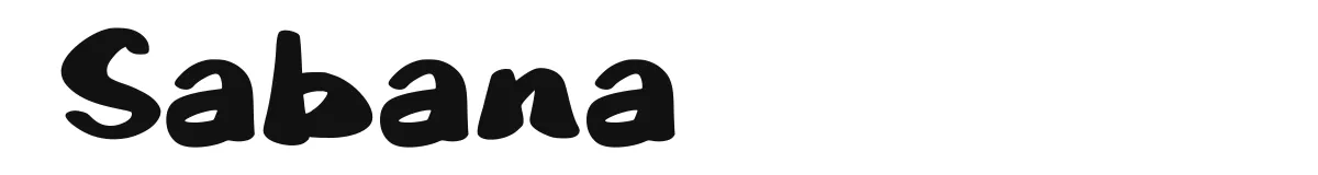 Sabana original font preview
