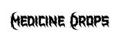 Medicine Drops font preview