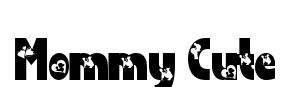 Mommy Cute original font preview