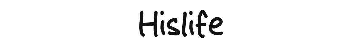 Hislife font preview