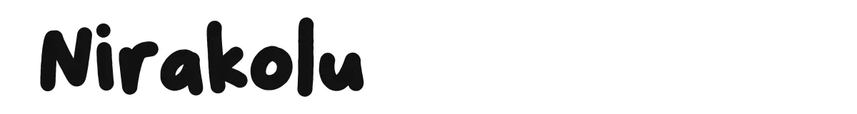 Nirakolu original font preview