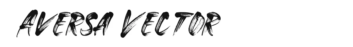Aversa Vector font preview