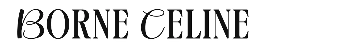 Borne Celine font preview