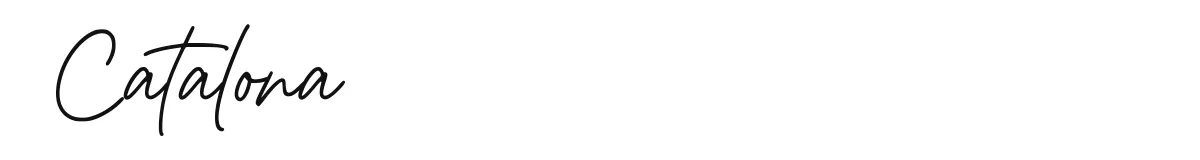 Catalona font preview
