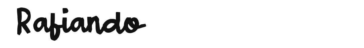 Rafiando font preview