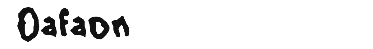 Oafaon font preview