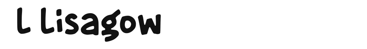 L Lisagow font preview