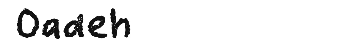 Oadeh font preview