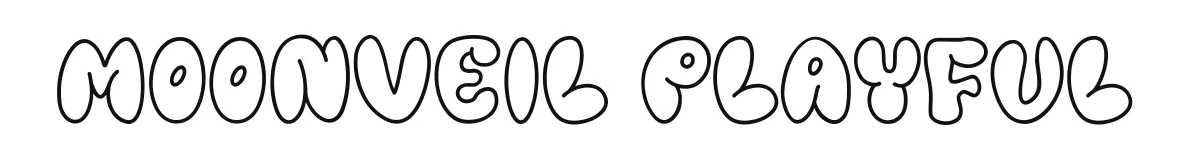Moonveil Playful font preview