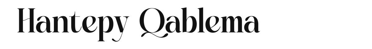 Hantepy Qablema original font preview