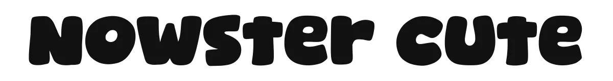 Nowster Cute original font preview