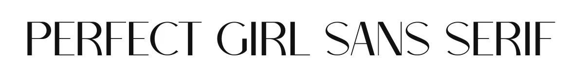 Perfect Girl Sans Serif font preview