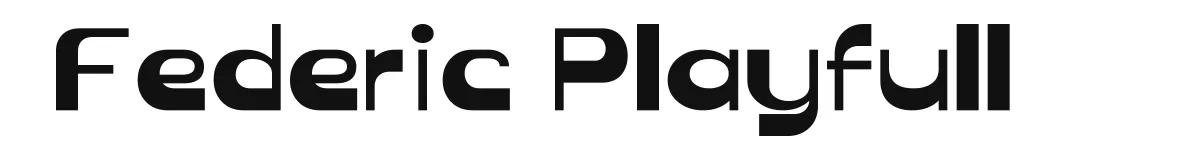 Federic Playfull font preview