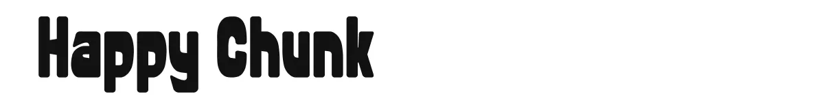 Happy Chunk font preview