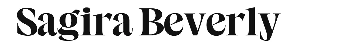 Sagira Beverly original font preview