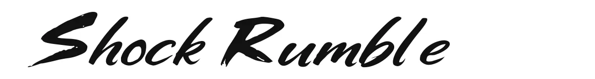 Shock Rumble Italic Demo preview