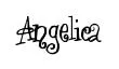 Angelica original font preview